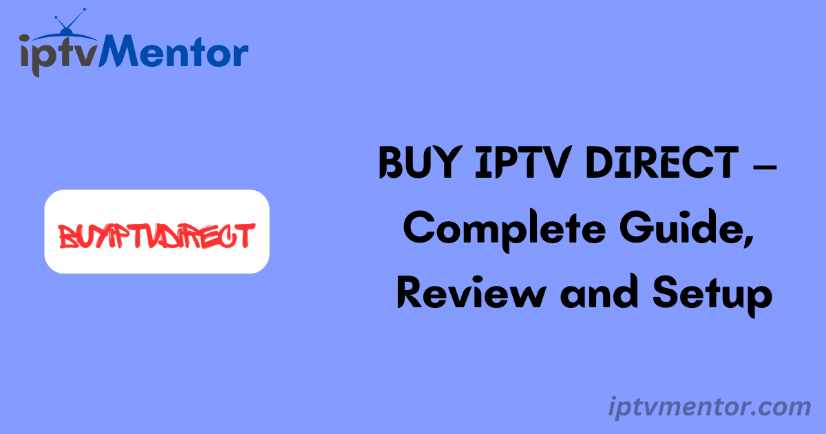 BUY IPTV DIRECT