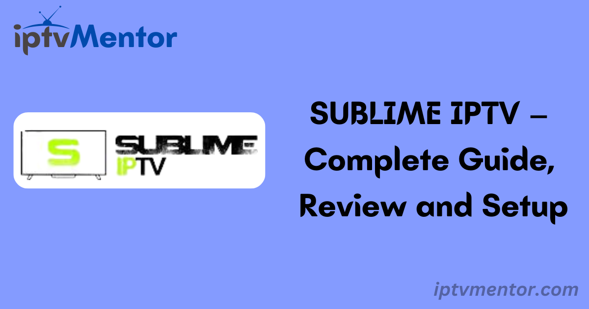 SUBLIME IPTV